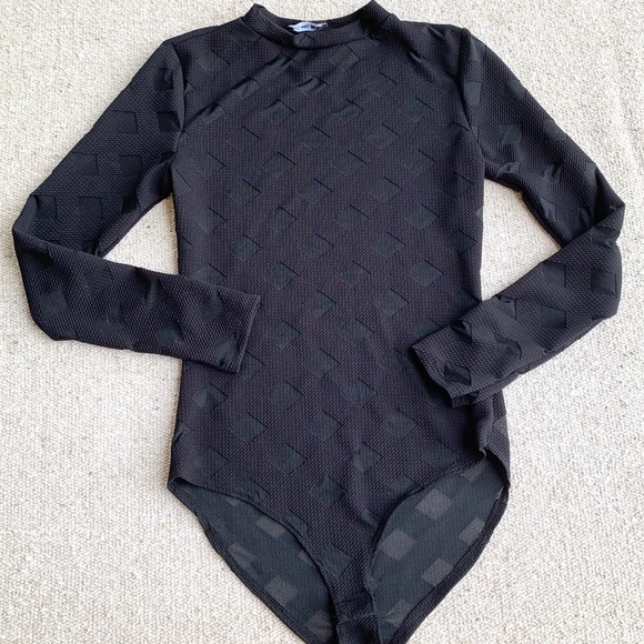 Fashion Nova Tops - FASHION NOVA Edges That Scratch Bodysuit